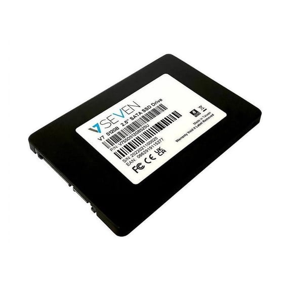 V7 V7SSD512GBS25U 512GB 2.5" SATA/600 Internal Solid State Drive