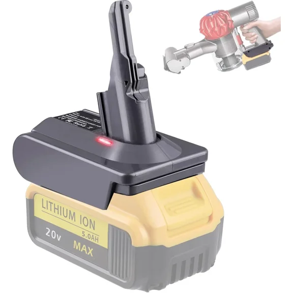 V7 V8 Battery Adapter for Dewalt 20V Battery Convert To For Dyson Vacuum Cleaner
