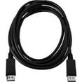 thumbnail image 1 of V7 World  6 ft. Black DP&DP 4K Out Cable, 1 of 1