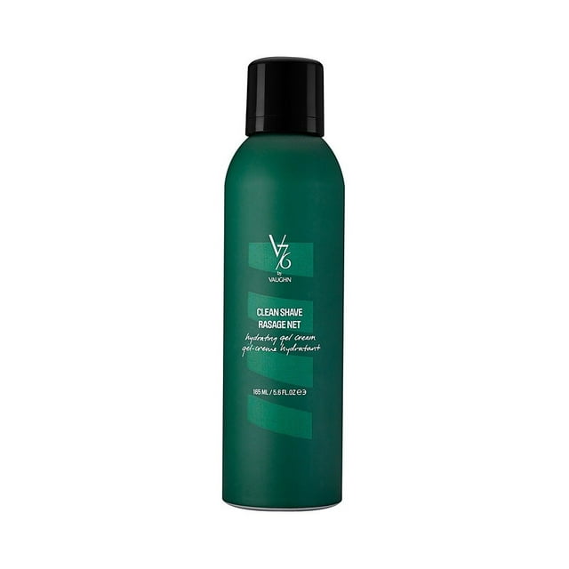 V76 by Vaughn Clean Shave Hydrating Gel Cream for Men, 5.6 Oz