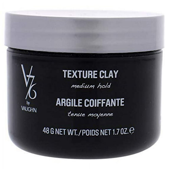 V76 by Vaughn Texture Clay Medium Hold Formula for Men, 1.7 oz