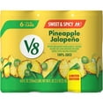thumbnail image 1 of V8 Pineapple Jalapeno 100% Fruit and Vegetable Juice, 8 fl oz Can, 6 Count, 1 of 13