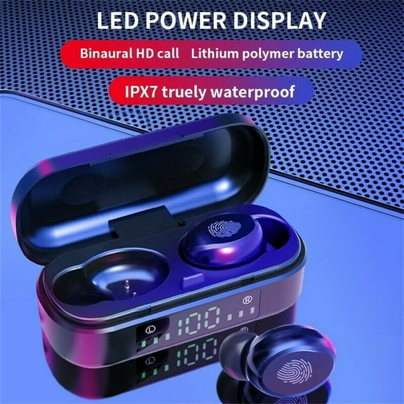 V8 Bluetooth 5.0 Headset TWS Wireless Earphones Mini Stereo Headphones Earbuds