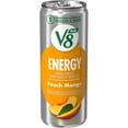 V8 +Energy Peach Mango Juice Energy Drink, 11.5 fl oz Can