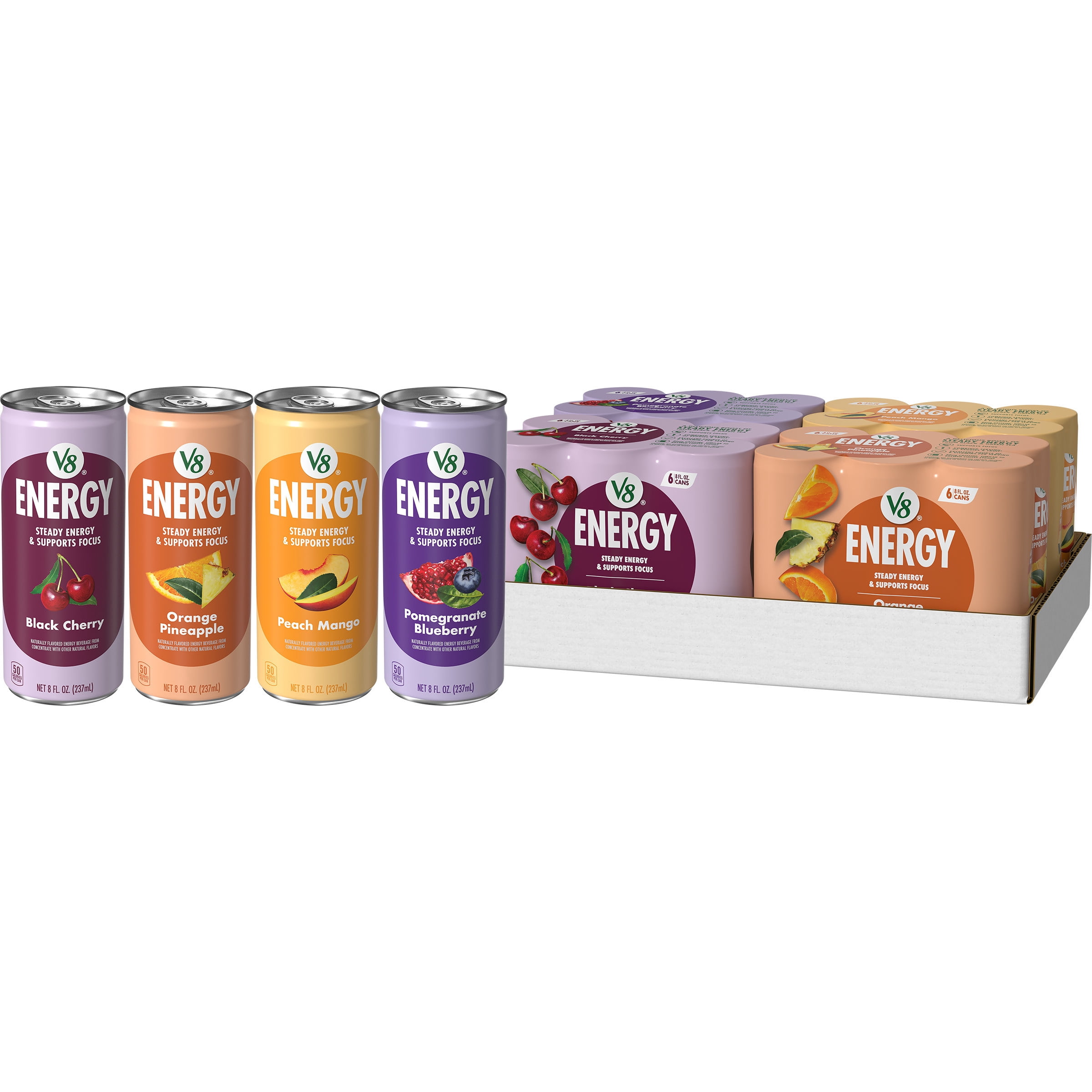 V8 Energy Energy Drink Variety Pack (24 Pack)