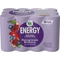 thumbnail interactive-video image 1 of V8 Energy Pomegranate Blueberry Energy Drink, 8 fl oz Can, 12 Pack, 1 of 15
