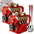 thumbnail image 1 of V8 Engine Coffee Mug, 3D Mechanical Coffee Cup, Vacuum Insulated Stainless Steel Resin Mug for Car Enthusiasts, Retro Car Lovers, Scratch-Resistant, Perfect for Garage/Road Trips, 1 of 6