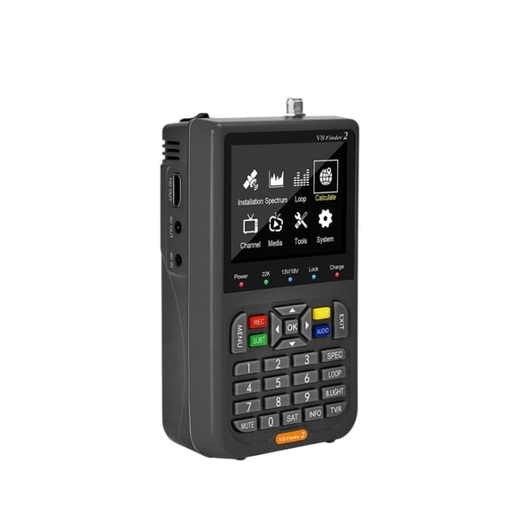V8 Finder 2 Satellite Finder, DVB-S2/S2X, 3.5" HD Screen, Spectrum Analyzer, Auto AZ/EL, /AV, Support wholesale