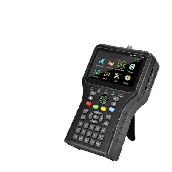 V8 Finder Max 4.3 Inch DVB-S2X/S2/S MPEG-2/H.265 Braz1l ACM 1080P HD Receptor TV Signal Receiver ,Easy to Carry