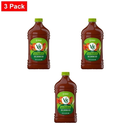 V8 Original Low Sodium 100% Vegetable Juice - 64 fl oz Bottle