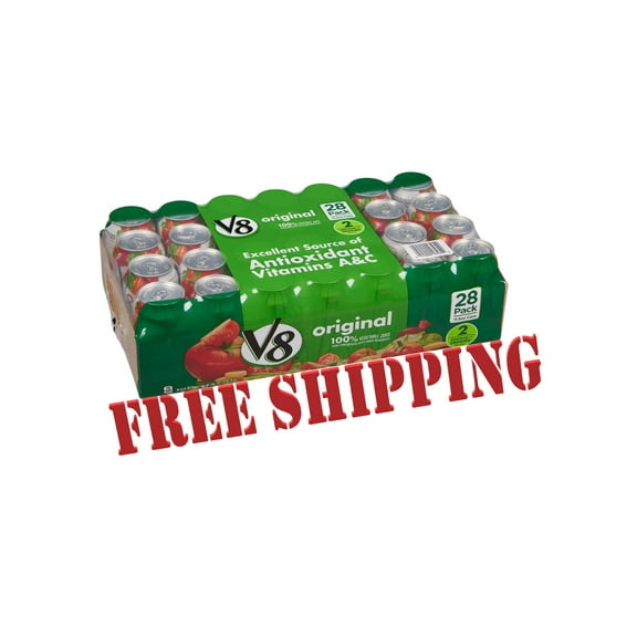V8 Original Vegetable Juice, 11.5 fl oz, 28-count