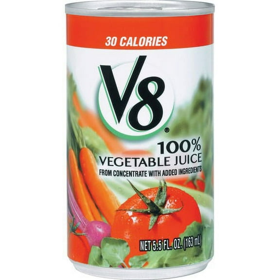 V8 Original Vegetable Juice - Ready-to-Drink - 5.50 fl oz (163 mL) - Can - 48 / Carton | Bundle of 10 Cartons