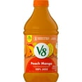 V8 Peach Mango 100 Fruit And Vegetable Juice, 46 Fl Oz Bottle