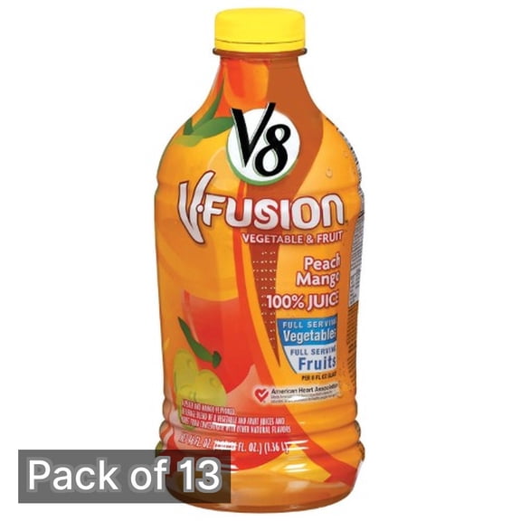 V8 Peach Mango (Pack of 13)