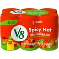 thumbnail image 1 of V8 Spicy Hot 100% Vegetable Juice, 5.5 FL OZ Can (Pack of 6), 1 of 11