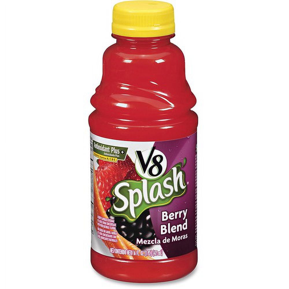 V8 Splash Fruit Juice - 16 fl oz (473 mL) - 12 / Carton | Bundle of 10 Cartons