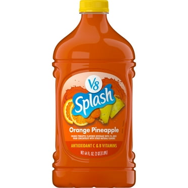 V8 Splash Orange Pineapple Flavored Beverage, 64 fl oz Bottle