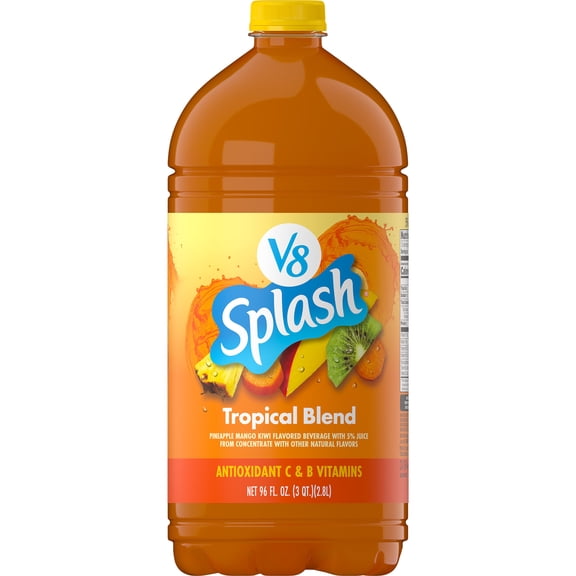 V8 Splash Tropical Blend Flavored Beverage, 96 fl oz Bottle