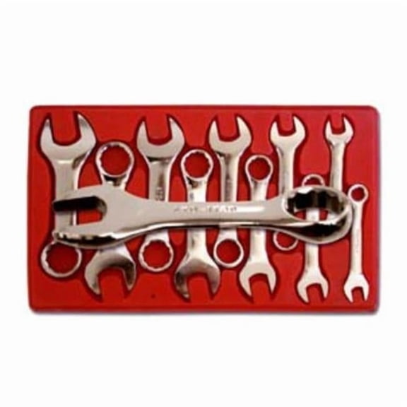 V8 Tools Inc 10 Piece Metric Stubby Combination Wrench Set