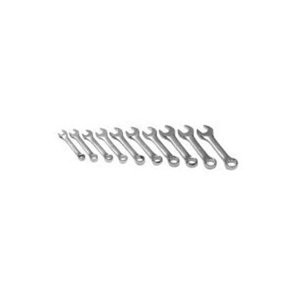 V8 Tools Inc VT8910 10 Piece Metric Stubby Combination Wrench Set