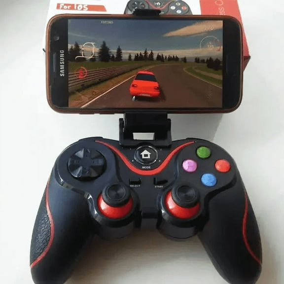 V8 Wireless Gamepad for PC, Mobile, Switch - Dual Shock Game Controller, Christmas Birthday Gift for Gamers (Adults & Kids)