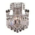 thumbnail image 1 of V8949W12C/EC-Elegant Lighting-Corona - Two Light Wall Sconce Clear Elegant Cut  Chrome Finish, 1 of 1