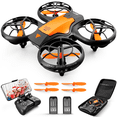 thumbnail image 1 of V8c Drone with 720P HD Camera for Adults and Children FPV Real-Time Video, 2 Modular Batteries and Storage Bag, Orange, 1 of 10