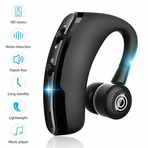 V9 Business Wireless CSR Headset/Earphone Voice Control V4.1 Phone Handsfree MIC Music for iPhone Huawei Samsung and Xiaomi with NFC Function