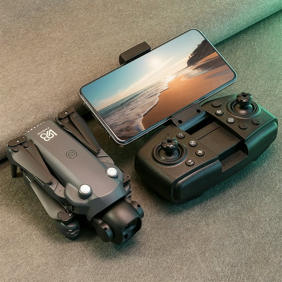 V98 Drone with 8K Double Camera & Obstacle Avoidance, Foldable 8K Drone with Obstacle Avoidance, Opticals Flowes Positioning System for Professionals Aerial Photography