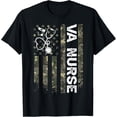 thumbnail image 1 of VA Nurse Camouflage American Flag Patriotic Nurse Week 2024 T-Shirt, 1 of 4