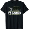 thumbnail image 1 of VA Nurse Camouflage American Flag Patriotic Nurse Week T-Shirt Black Tee, 1 of 3