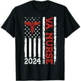 thumbnail image 1 of VA Nurse Est 2024 American Flag Patriotic Nurse Week 2024 T-Shirt, 1 of 4