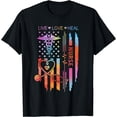 thumbnail image 1 of VA Nurse Squad Appreciation Day Tie Dye US Flag T-Shirt, 1 of 3