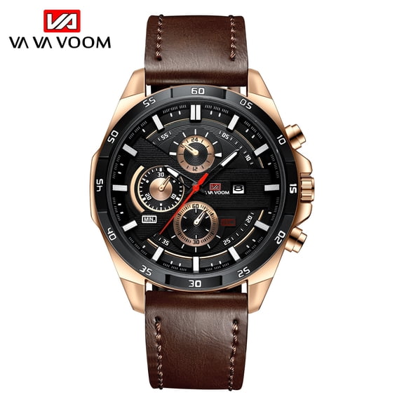 VA VA VOOM brand sports watch men's waterproof belt business watch source factory one piece
