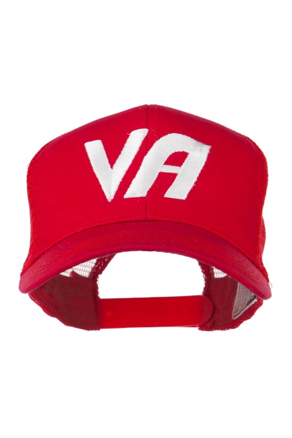 VA Virginia State Embroidered Cap - Red OSFM