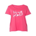 thumbnail image 1 of VACAY MODE Womens Plus Size Scoopneck Tee, 1 of 1