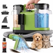 VACFORE Portable Carpet & Upholstery Spot Cleaner Machine, 18KPa Powerful Suction, Dual Tanks and Self-Cleaning Tool for Pet Stains, Couches, Rugs and Car Seats