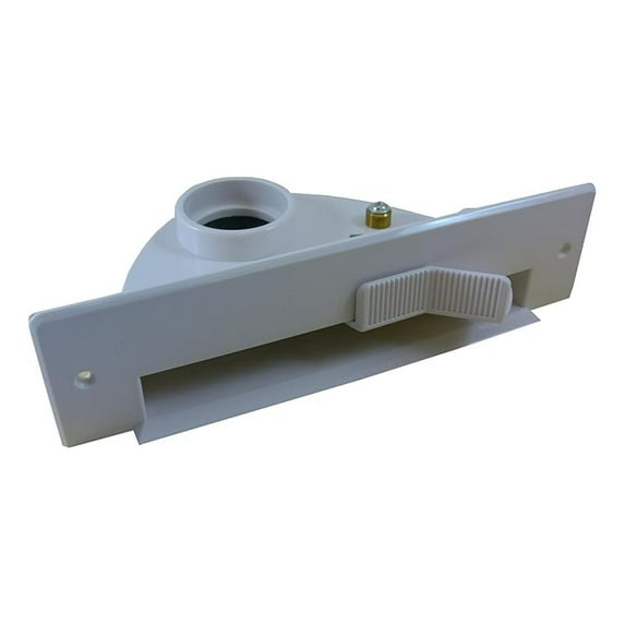 VACPAN Central Vacuum Sweep Inlet - White Dustpan for Home, Kitchen, Office - Central Vacuum Attachment - Convenient Floor Cleaning Solution