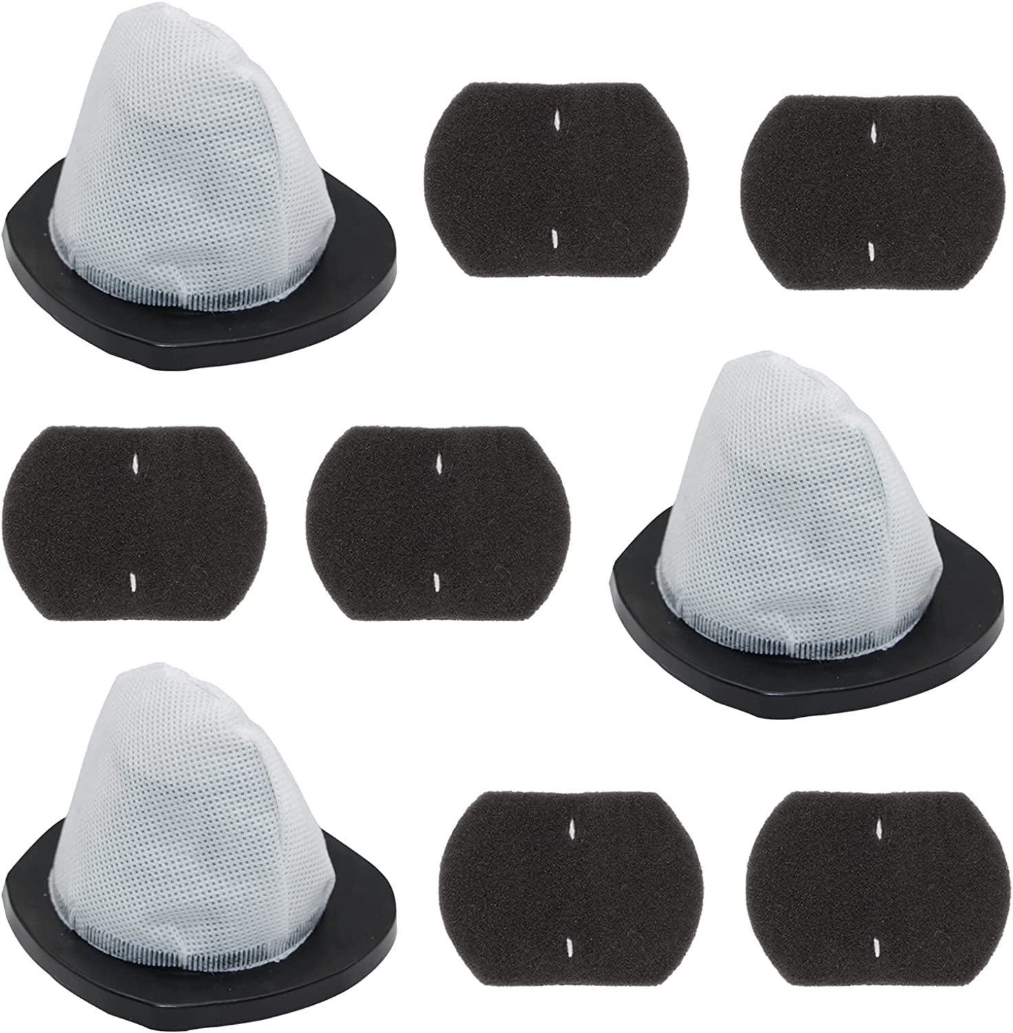 3 Pack 2030 Vacuum Filter&6 Pack 2030 Foam Filter Compatible