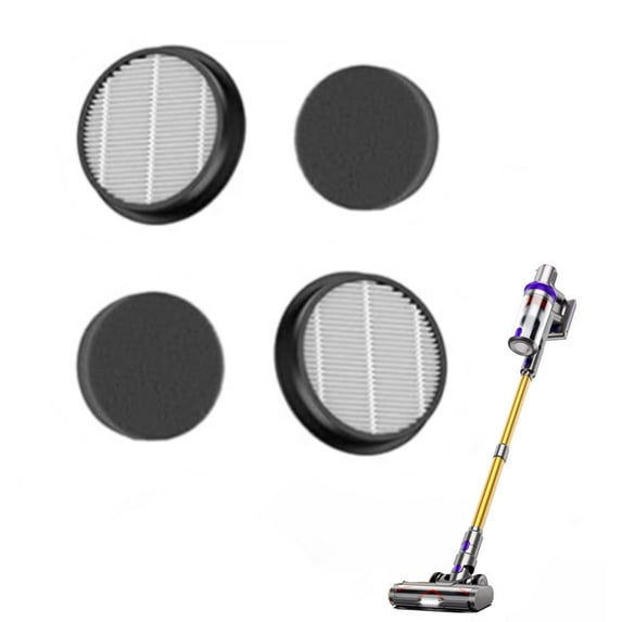 VACUSHOP 4 PACK Hepa Filters of Laresar Elite 3 Cordless Vacuum Cleaner 400W 33KPa 6-in-1 Powerful Stick Vacuum Cleaner, for Hard/Wood Floor Pet