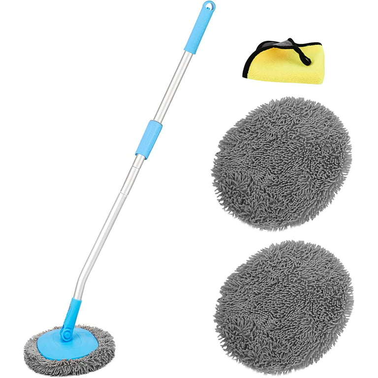Car Cleaning Brush Sponges Durable Handle Mop Aluminum Auto Wash