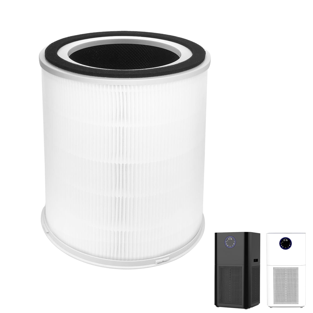 VACUSHOP H13 Advanced Replacement Filter for DR. J HEPA Air Purifier AP404, 4-in-1 True HEPA & Carbon, 1 Pack