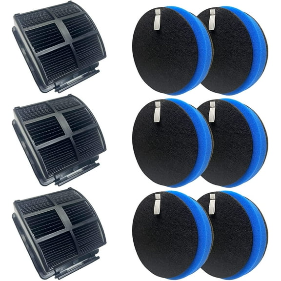 VACUSHOP HEPA Filter Replacement for Bissell 2998 Multiclean Lift-Off Accessories Parts X3 sponge X6 filter
