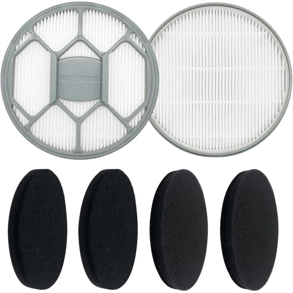 VACUSHOP Hepa Filter Sponge Replacement Accessories for Afloia LM1 &Oneisall LM2 Pet Grooming Kit & Vacuum(2 Hepa Filters+4 Sponges)