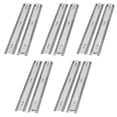 thumbnail image 1 of VADANIA VA1045 Drawer Slide, Chrome, Ball Bearing 3 Folds Full Extension, Side Mount, 100 Lb Load Capacity, 5 Pairs, 1 of 8