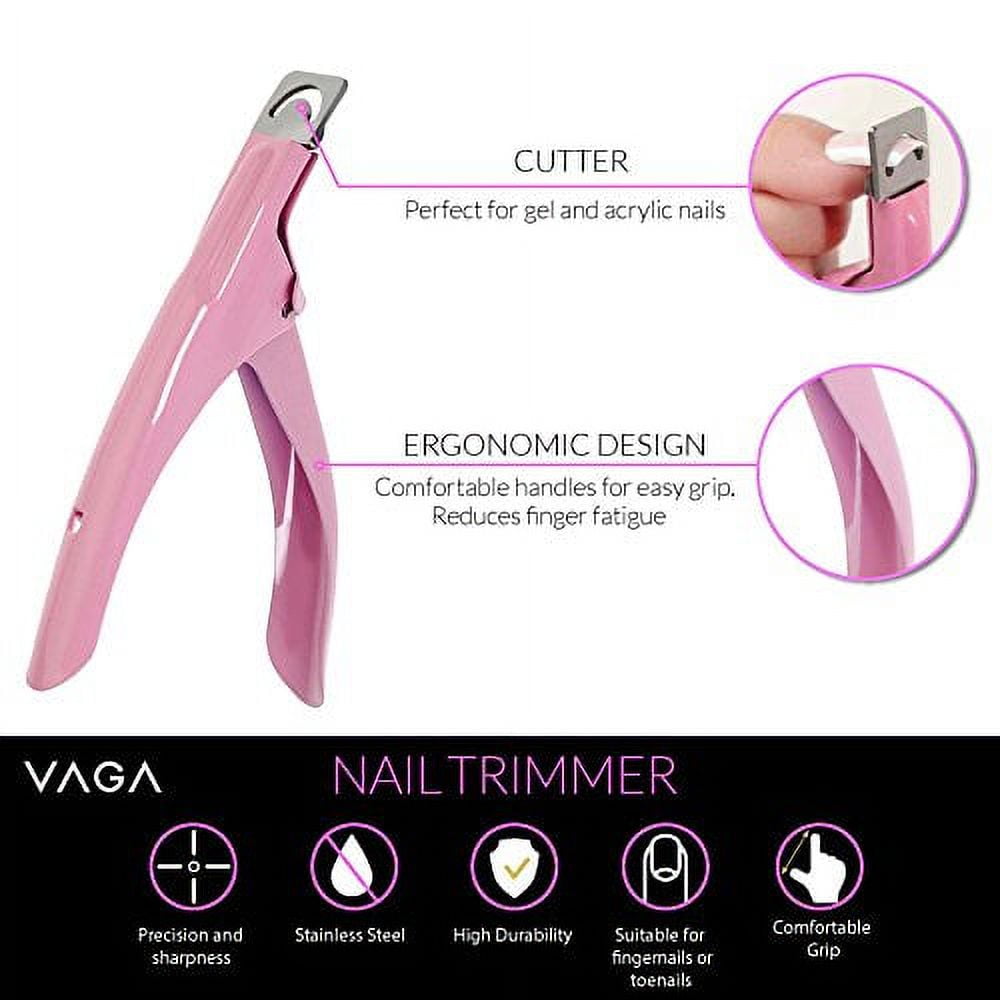 VAGA Cuticle Pushers Split End Trimmer And Ingrown Toenail Tool