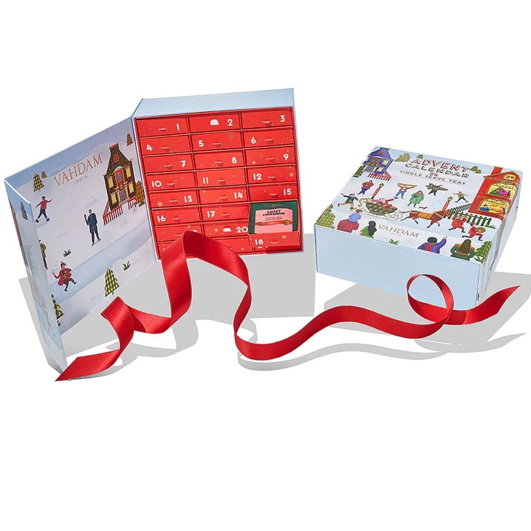 VAHDAM, Advent Calendar 2023 (240g/8.4oz) Exclusive 24 Tea Varieties -  Holiday Gift Box | Christmas Advent Calendar 2023 for Adults, Advent  Calendar 2023 Adult Women and Men - Walmart.com