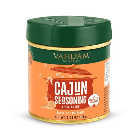 VAHDAM® Authentic Cajun Seasoning, 3.53 oz Tin
