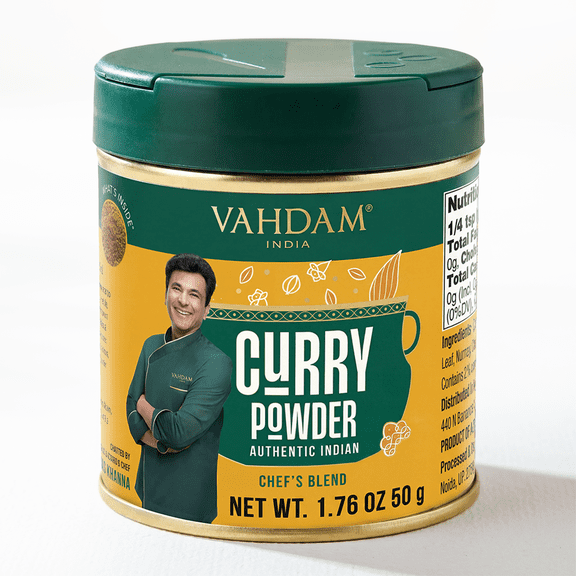 VAHDAM Curry Powder Spice Blend, 1.76 oz Tin | Authentic Indian Curry Seasoning with Coriander, Turmeric, Cumin & Fennel