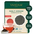 thumbnail image 1 of VAHDAM, Assam Black Tea Leaves (340g/12oz) 170+ Servings | High Caffeine, Non GMO, Gluten Free | STRONG, MALTY & RICH | Pure Unblended Single Origin Black Loose Leaf Tea | Vacuum Sealed, 1 of 8